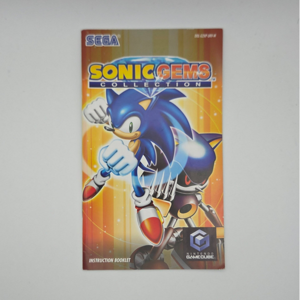 Gamecube Manual Sonic Gems Collection