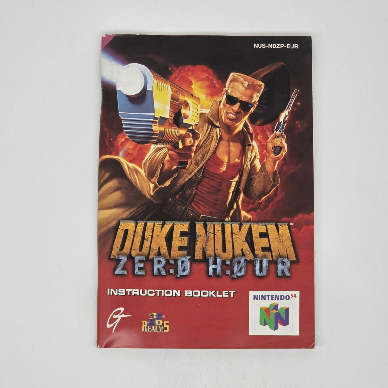 N64 Manual Duke Nukem Zero Hour