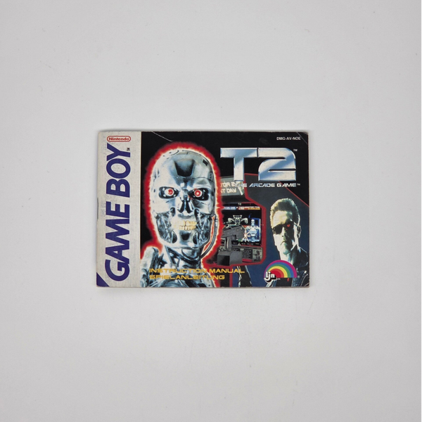 Gameboy Manual Terminator 2 The Arcade Game