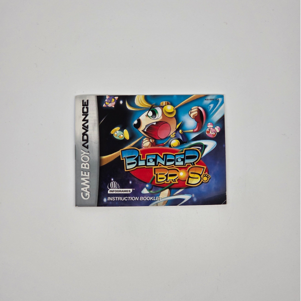 Gameboy Advance Manual Blender Bros