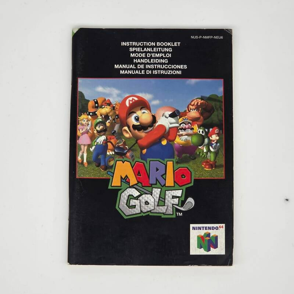 N64 Manual Mario Golf