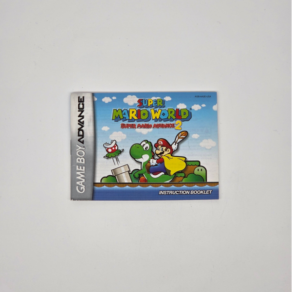 Gameboy Advance Manual Super Mario Advance 2 Super Mario World