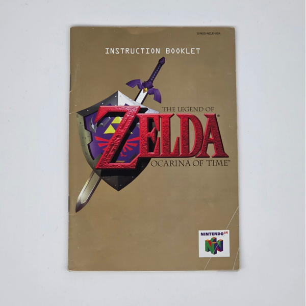 N64 Manual Zelda Ocarina of Time