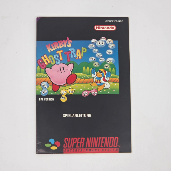 Snes Manual Kirby's Ghost Trap