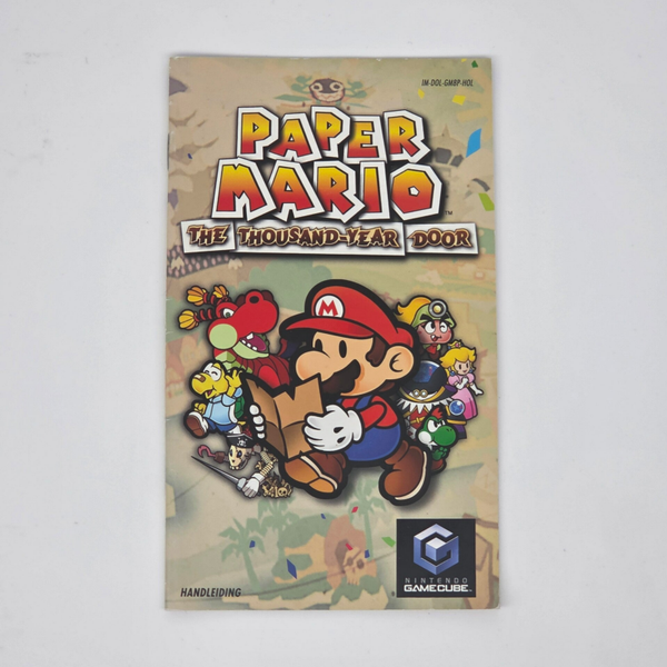 Gamecube Manual Paper Mario The Thousand Year Door