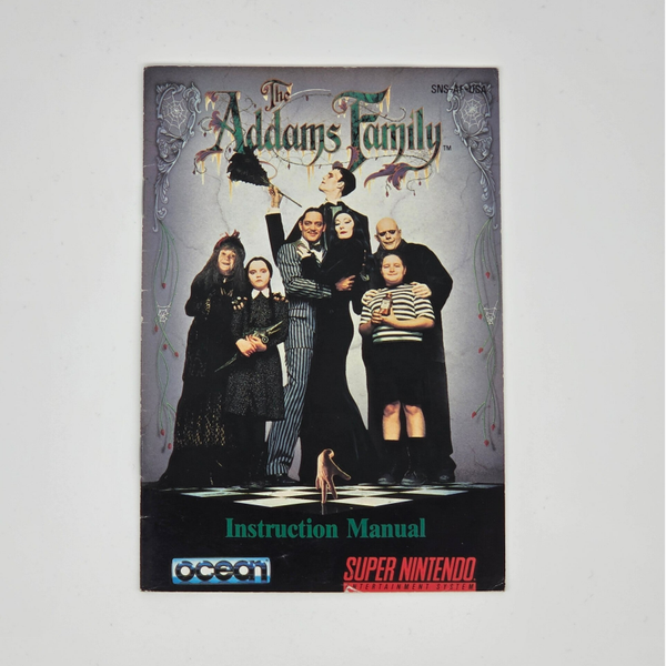 Snes Manual The Addams Family