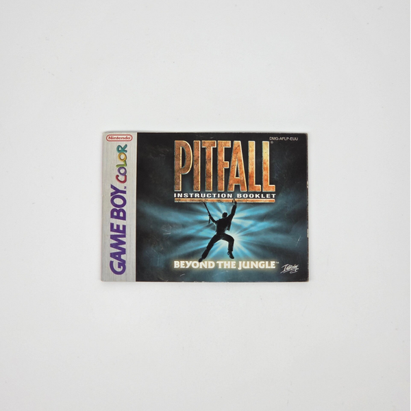 Gameboy Color Manual Pitfall 3D: Beyond the Jungle