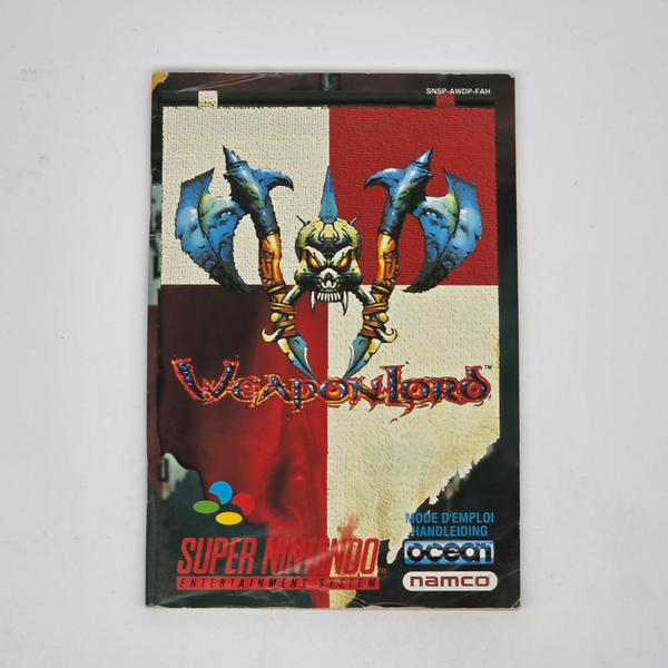 Snes Manual WeaponLord