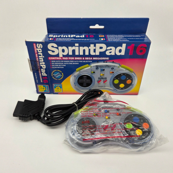 SprintPad 16 voor SNES en Sega Mega Drive