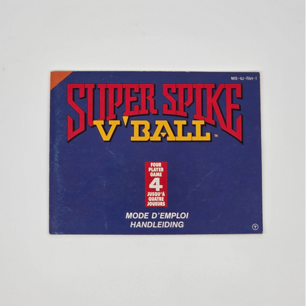 Nes Manual Super Strike V'Ball