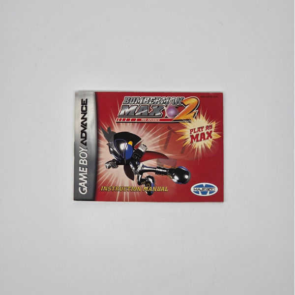 Gameboy Advance Manual Bomberman Max 2