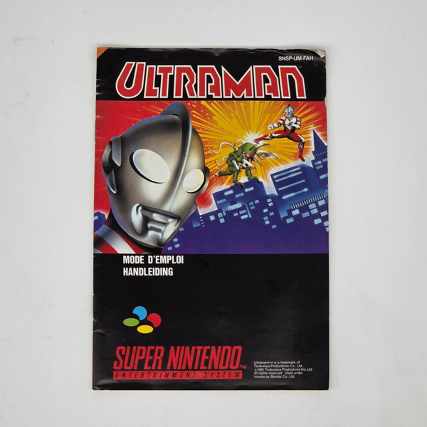 Snes Manual Ultraman