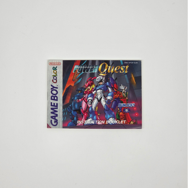 Gameboy Color Manual Power Quest