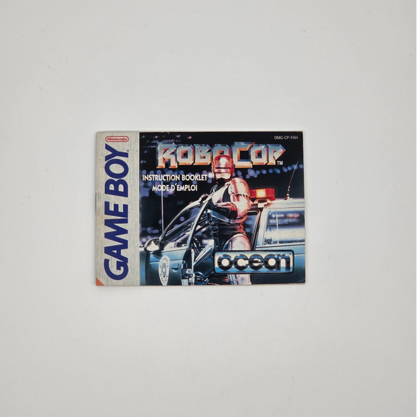 Gameboy Manual RoboCop