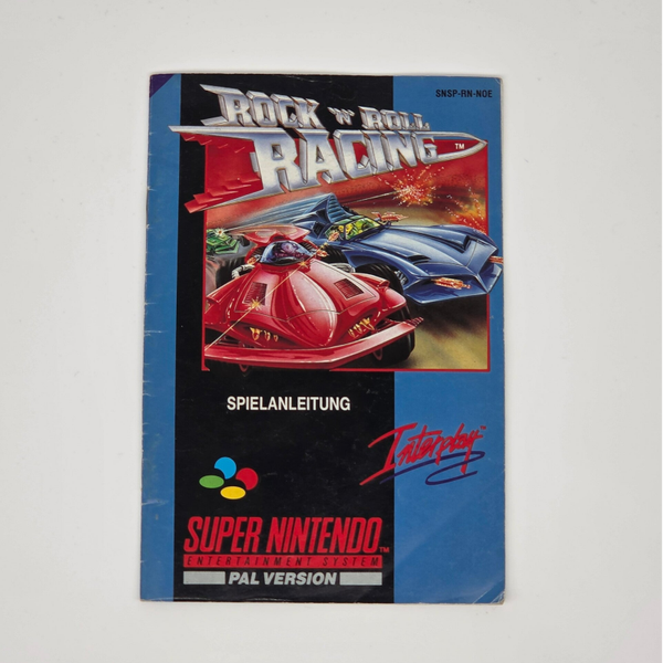 Snes Manual Rock n' Roll Racing