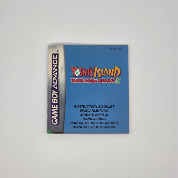 Gameboy Advance Manual Super Mario Advance 3 Yoshi's Island