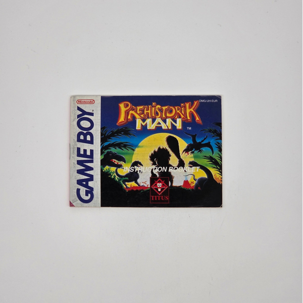 Gameboy Manual Prehistorik Man
