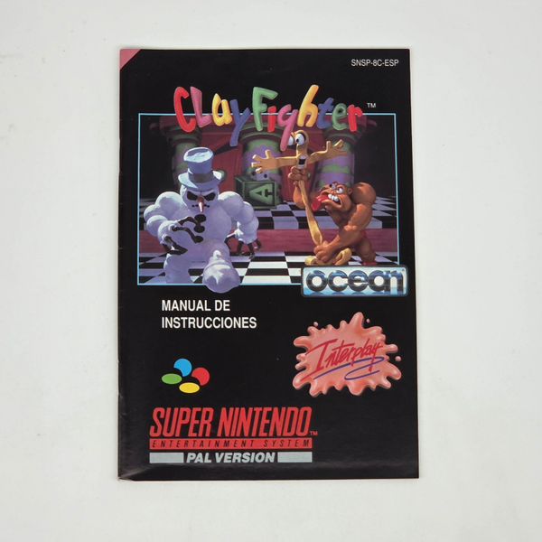 Snes Manual ClayFighter