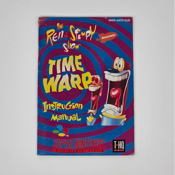 Snes Manual The Ren & Stimpy Show: Time Warp