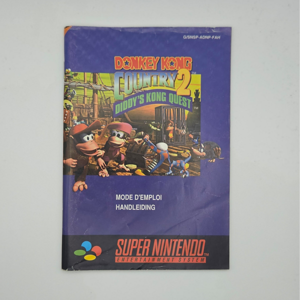 Snes Manual Donkey Kong Country 2