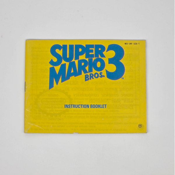 Nes Manual Super Mario Bros 3