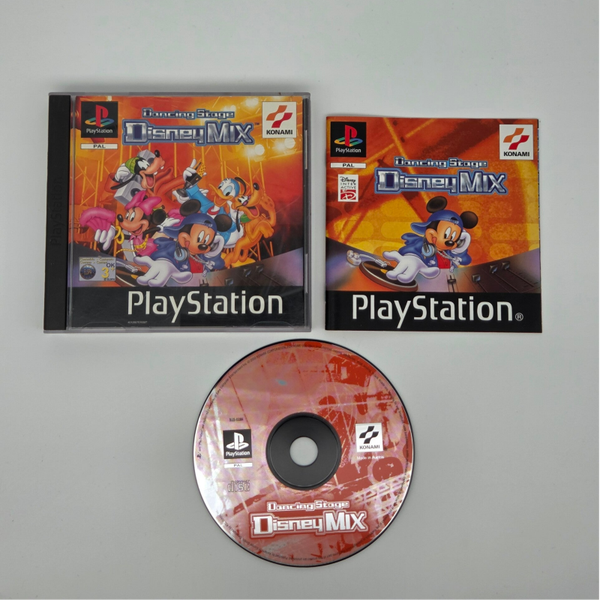 Playstation 1 Dancing Stage Disney Mix