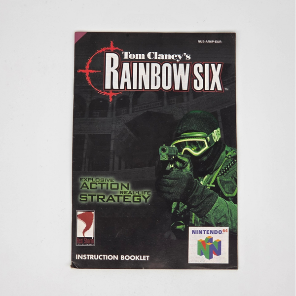 N64 Manual Tom Clancy's Rainbow Six
