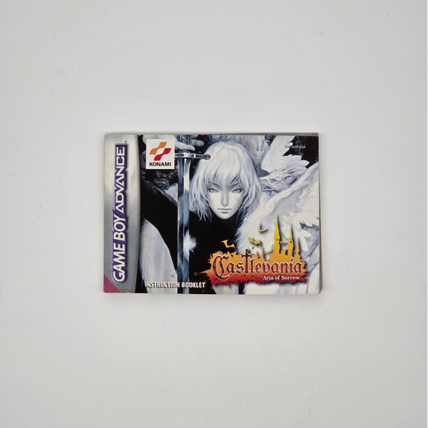 Gameboy Advance Manual Castlevania: Aria of Sorrow
