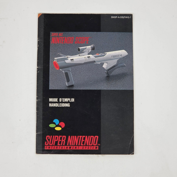 Snes Manual Nintendo Scope