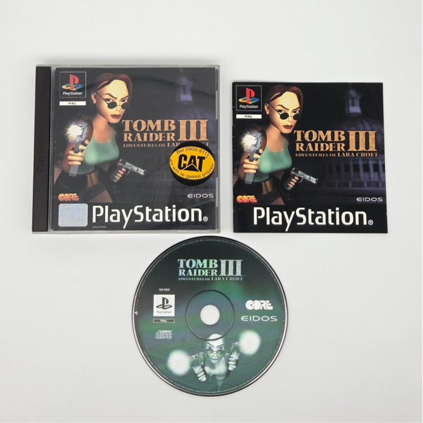 Playstation 1 Tomb Raider III: Adventures of Lara Croft