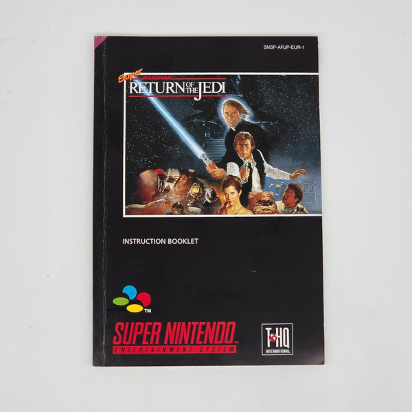 Snes Manual Super Star Wars Return of The Jedi