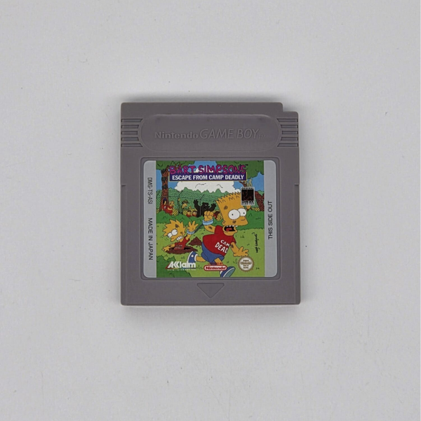 Gameboy Bart Simpson’s Escape From Camp Deadly