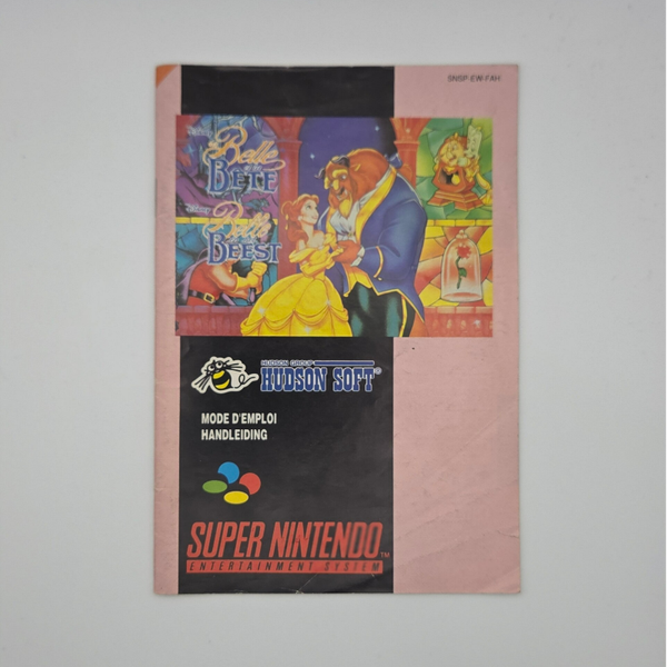 Snes Manual Belle En Het Beest