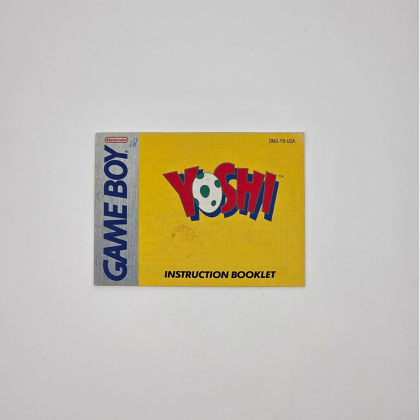 Gameboy Manual Yoshi