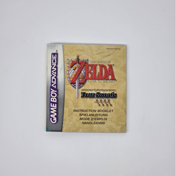 Gameboy Advance Manual The Legend of Zelda A Link To The Past