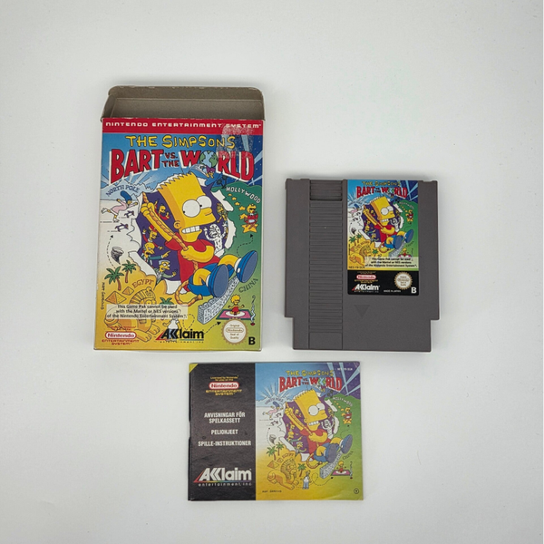Nes The Simpsons: Bart vs. the World