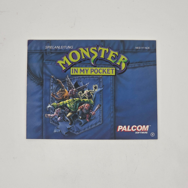 Nes Manual Monster in My Pocket