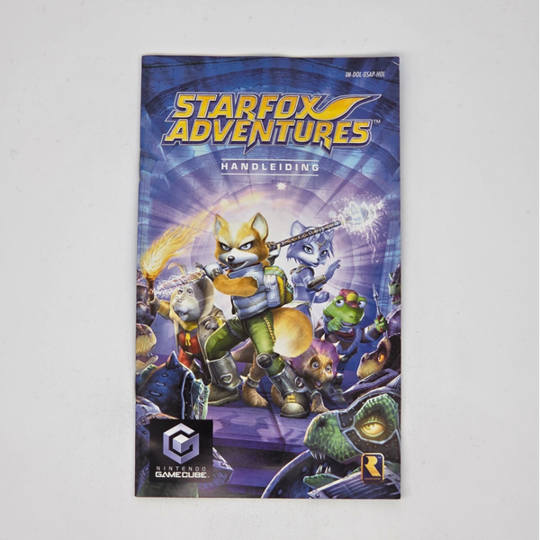 Gamecube Manual Starfox Adventures