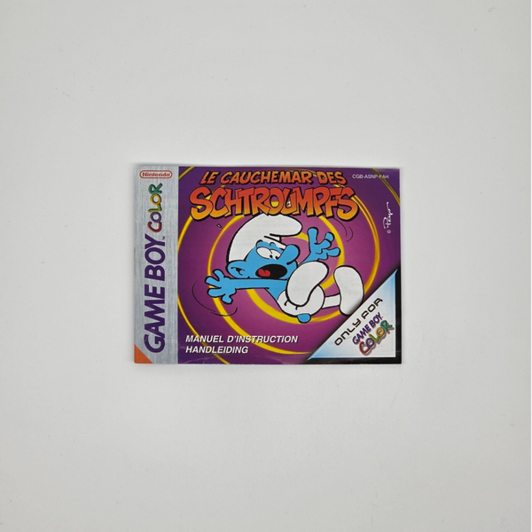 Gameboy Color Manual Schtroumpfs