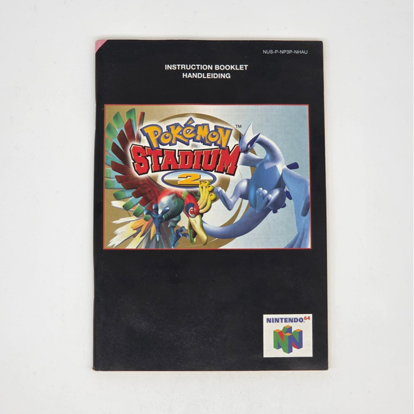 N64 Manual Pokemon Stadium 2