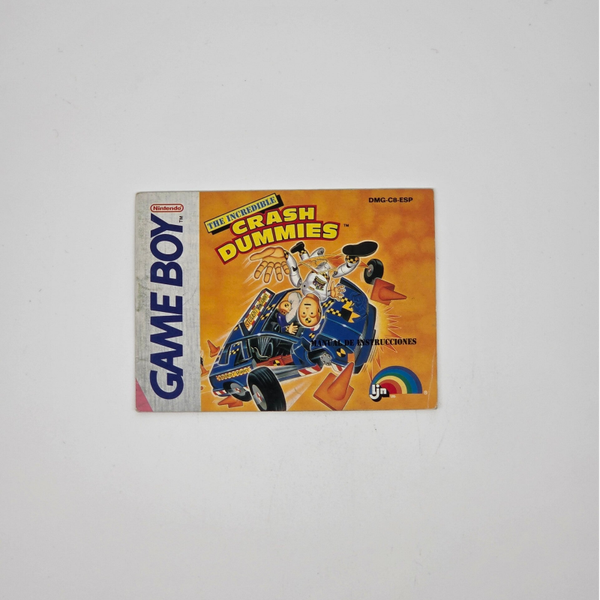 Gameboy Manual The Incredible Crash Dummies