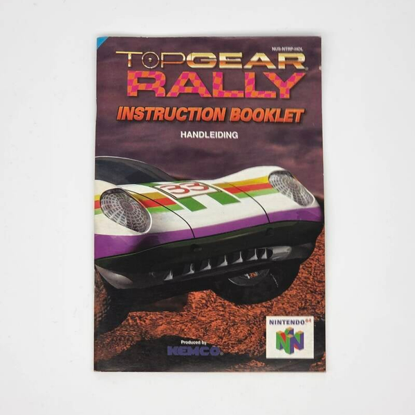 N64 Manual Top Gear Rally