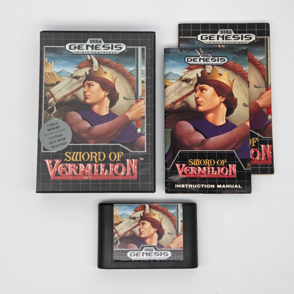 Mega Drive Sword of Vermilion (Genesis)