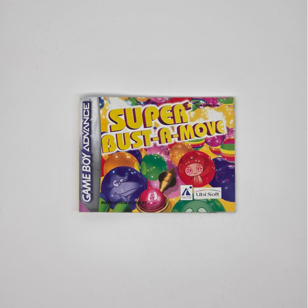 Gameboy Advance Manual Super Bust-A-Move