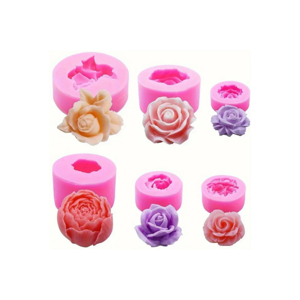 Silikonformen | Rosen Set