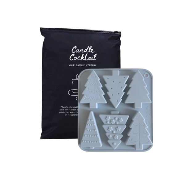 Kerzenform | 6 Weihnachtsbäume Matte | Candle Cocktail® | #444
