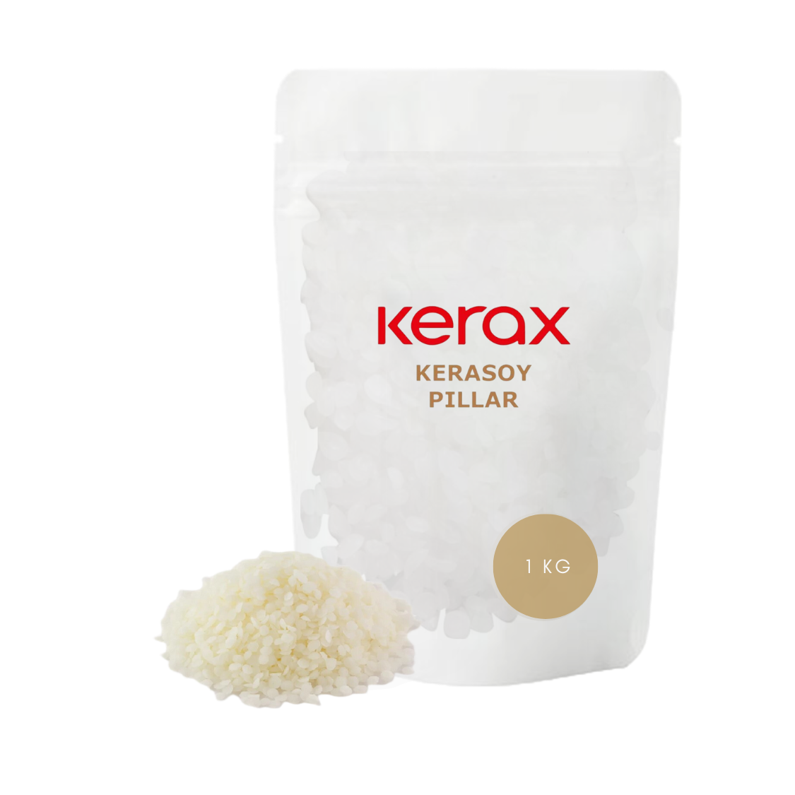 KeraSoy Pillar Wax 4120 | 1 KG |  Sojawachs für Standkerzen