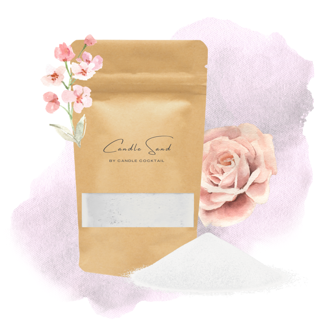 Candle Cocktail® Duft-Kerzensand | Romantische Rosë | Inkl. Dochte