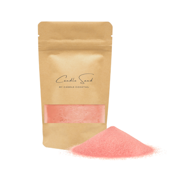 Kerzensand | Berry Red | 1 KG mit 15 Dochten | Candle Cocktail®