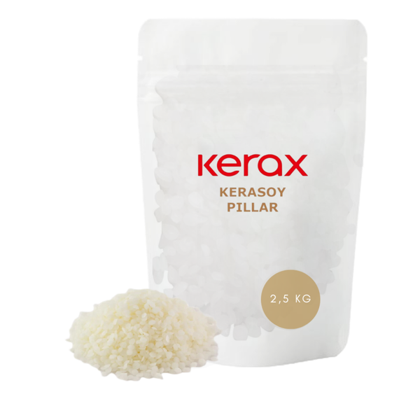 KeraSoy Pillar Wax 4120 | 2,5 KG |  Sojawachs für Standkerzen
